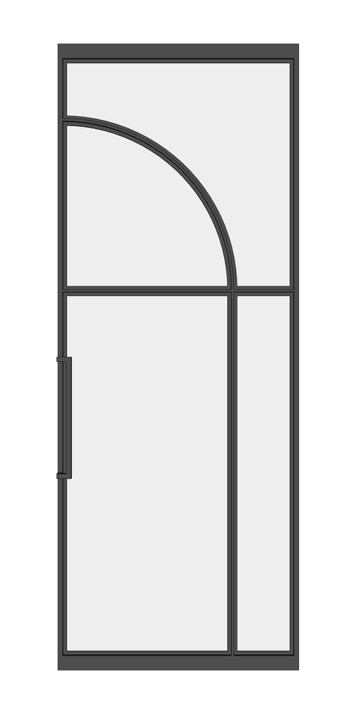 Deurmodel Veghel - HAL52 Metaaldesign
