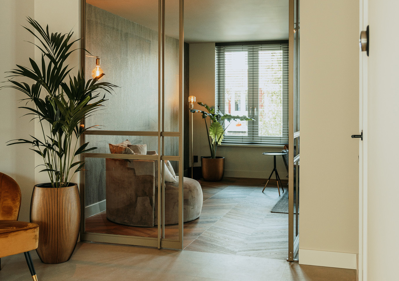 bronskleurige taatsdeuren als stijlvolle eyecatcher in uw woning HAL52 Metaal Mierlo Geldrop